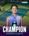 Tenis: Alexandra Eala a scris istorie. Ea s-a impus la turneul de la Washington şi a devenit prima filipineză care câştigă un titlu WTA