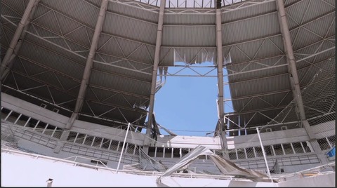 Unul dintre cele mai mari stadioane de fotbal din Ucraina, avariat în urma unui atac rusesc asupra oraşului Odesa / Mesajul clubului Cernomoreţ - FOTO