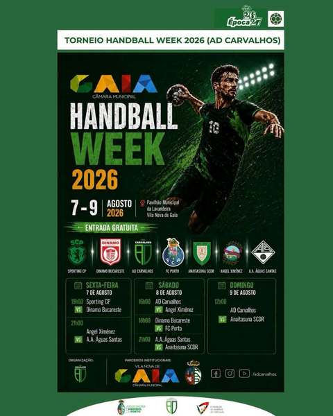 Handbal masculin: Sporting Lisabona – Dinamo Bucureşti, scor 32-30, în meci amical la turneul din Portugalia