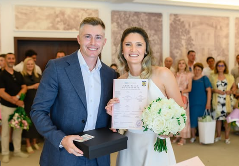 Irina Begu s-a căsătorit cu Victor Crivoi