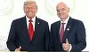 Donald Trump spune că FIFA ar comite o „greşeală teribilă” dacă l-ar înlocui pe Gianni Infantino din funcţia de preşedinte