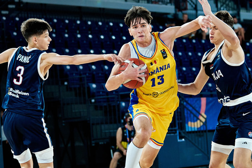 Baschet masculin: Naţionala under 16, eşec drastic cu Franţa şi ratează semifinalele Campionatului European de la Oradea