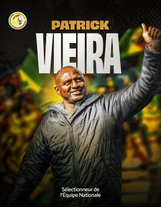 Patrick Vieira, noul selecţioner al Senegalului