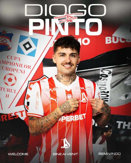 Dinamo anunţă că l-a recrutat pe portughezul Diogo Pinto