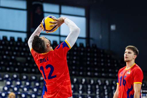 Volei masculin: România pierde tot cu 2-3 al doilea amical cu Danemarca, la Ploieşti