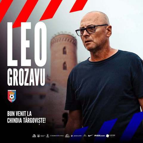 Leo Grozavu este noul antrenor al Chindiei Târgovişte