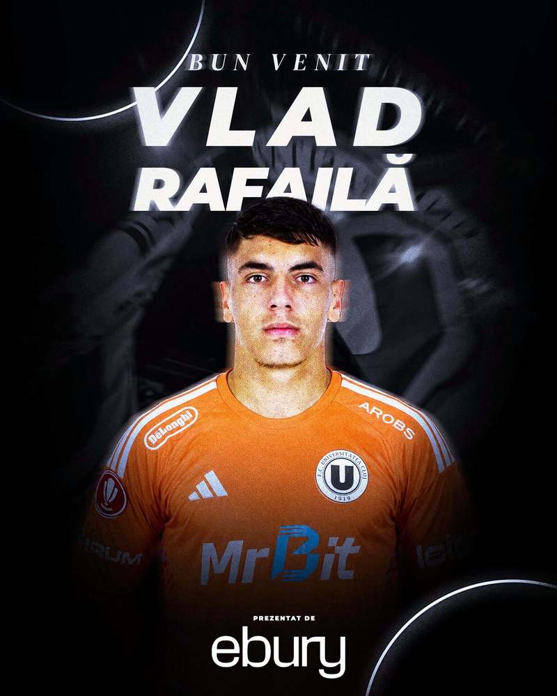 Superliga: Vlad Rafailă este noul portar al Universităţii Cluj