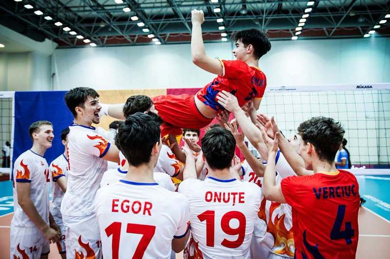 Volei masculin: Naţionala under 17 a României, locul 7 la prima participare la Campionatul Mondial