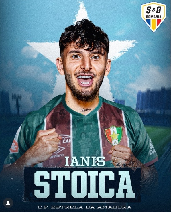 Portugalia: Ianis Stoica a înscris în victorie Estrelei Amadora la Nacional Madeira, scor 3-2