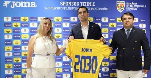 Joma şi Federaţia Română de Fotbal au prelungit acordul de sponsorizare