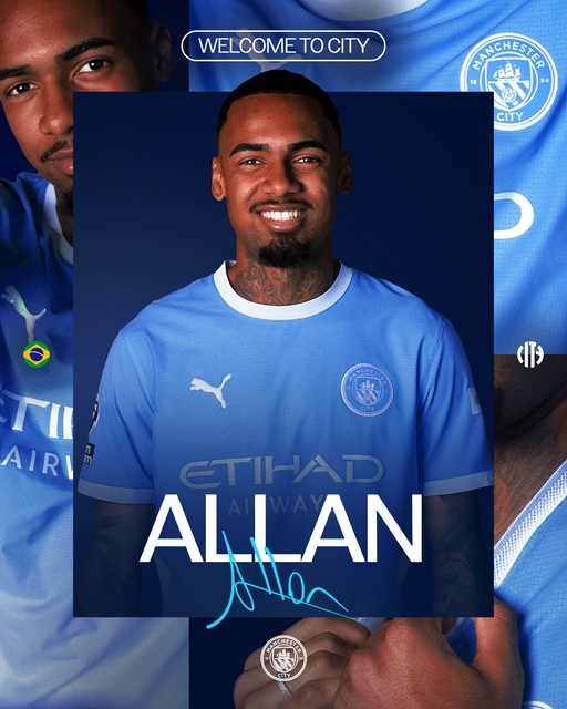 Mercato: Manchester City a cheltuit 40 de milioane de euro pe Allan, un tânăr de la Palmeiras