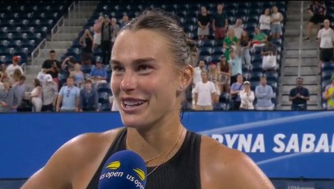 US Open: „Gândeşte-te înainte să vorbeşti”, Arina Sabalenka, iritată de un jurnalist care o acuză că s-a distrat - VIDEO

