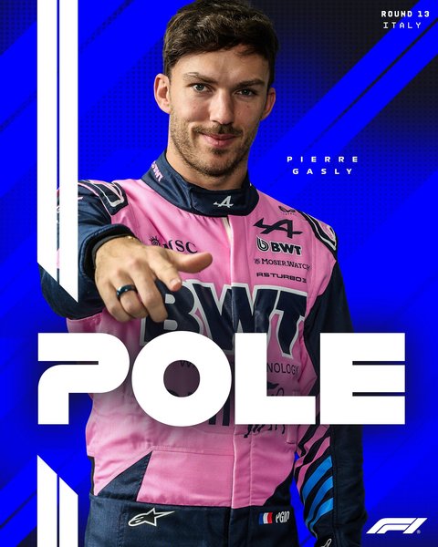 Formula 1: Pierre Gasly obţine pole position la Monza, o premieră pentru un francez după 1997