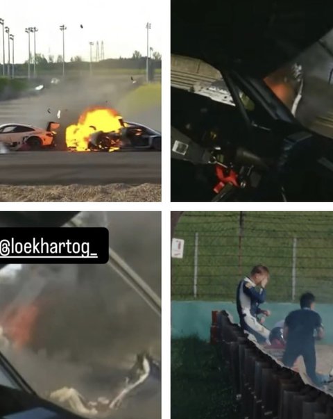„Sunt încă în viaţă datorită unui singur om”: salvarea „eroică” a unui pilot după un accident terifiant în timpul unei curse - VIDEO