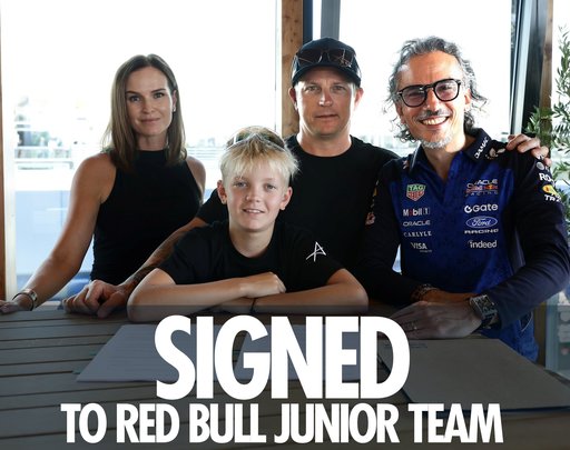 Auto: Robin Raikkonen, fiul lui Kimi, se alătură echipei Red Bull Junior
