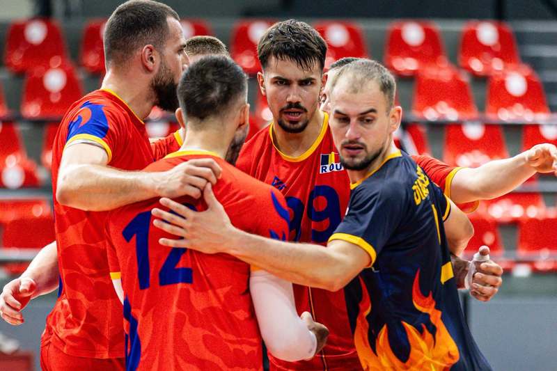 Volei masculin: România, înfrângere la debutul în grupa D a EuroVolley 2026, de la Cluj-Napoca