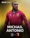 Supravieţuitor al unui accident de maşină la sfârşitul anului 2024, atacantul jamaican Antonio revine pe teren, la Watford