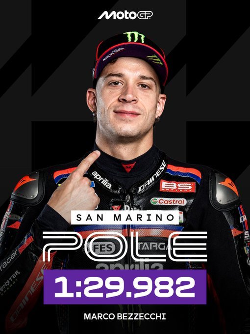 MotoGP: Marco Bezzecchi va pleca din pole-position la Marele Premiu al San Marino