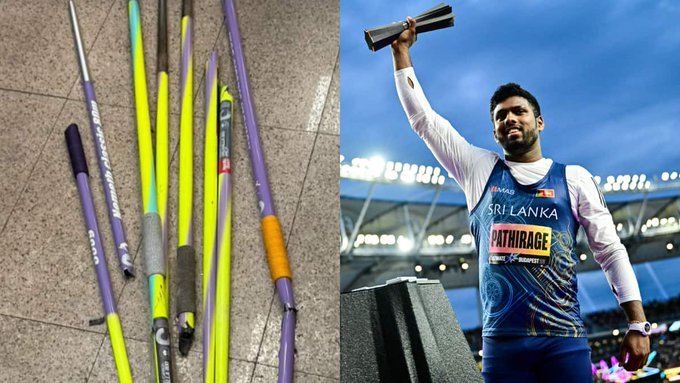 „Un adevărat şoc”: sportivul Rumesh Pathirage şi-a găsit suliţele rupte după o călătorie cu avionul şi a depus o plângere împotriva Turkish Airlines