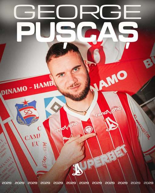 Superliga: George Puşcaş şi-a prelungit contractul cu Dinamo
