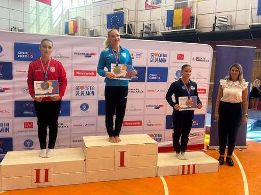 Gimnastică: Sabrina Maneca-Voinea şi Petar Vefic, câte trei medalii de aur la Campionatele Naţionale de la Galaţi