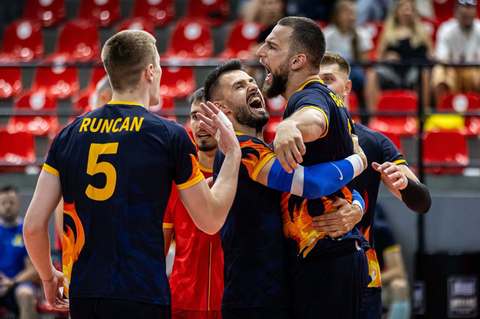 Volei masculin: Campioana olimpică Franţa îşi ia revanşa şi elimină România în sferturile EuroVolley, ultimul meci al căpitanului Marian Bala