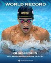 Nataţie: La doar 17 ani, japonezul Shin Ohashi a pulverizat recordul mondial la proba de 200 m bras