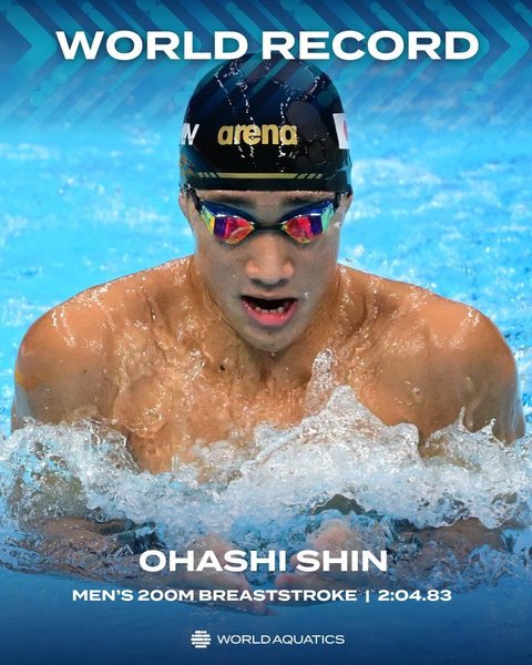 Nataţie: La doar 17 ani, japonezul Shin Ohashi a pulverizat recordul mondial la proba de 200 m bras