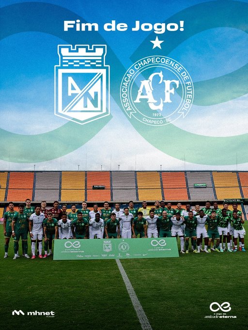 La zece ani de la accidentul aviatic, Chapecoense şi Atlético Nacional au adus un omagiu celor 71 de victime în cadrul unui meci amical