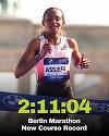 Atletism: Tigst Assefa a câştigat Maratonul de la Berlin, în ciuda unei rupturi de tendon achilian