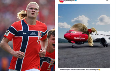 Erling Halaand a dat în judecată compania Norwegian Air Shuttle din cauza „utilizării ilicite” a imaginii codiţei sale