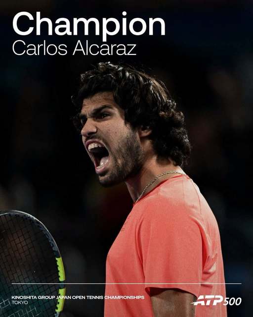 Carlos Alcaraz a câştigat turneul ATP 500 de la Tokyo
