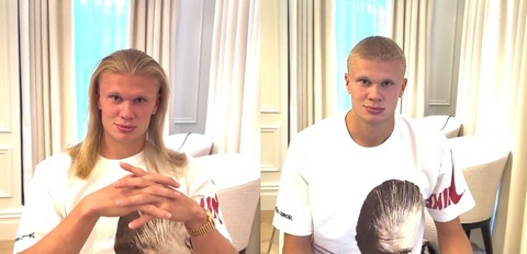 „Nu mă mai fac remarcat la fel de mult pe stradă”: Erling Haaland, fericit că s-a tuns - VIDEO
