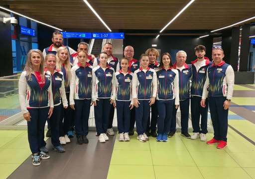 Sabrina Maneca Voinea, Ariana Cotu, Alexia Blănaru, Daria Tănasă, Iris Iordache şi Anamaria Mihăescu, în delegaţia României pentru CM de gimnastică