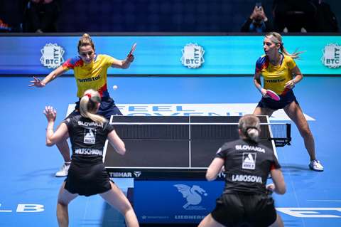 Tenis de masă: Elizabeta Samara şi Bernadette Szocs, în sferturi la CE din Slovenia