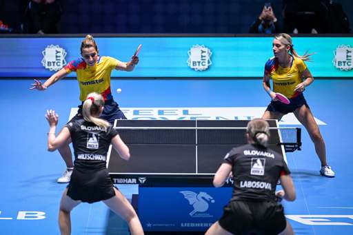 Tenis de masă: Elizabeta Samara şi Bernadette Szocs, în sferturi la CE din Slovenia