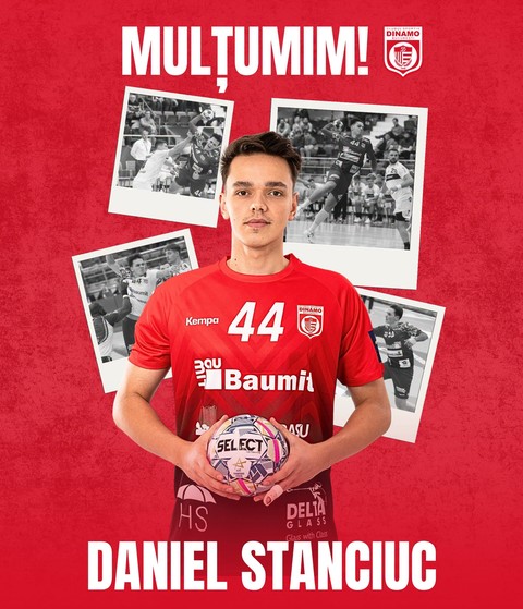 Handbal masculin: Daniel Stanciuc, oficial de la campioana Dinamo la echipa daneză Nordsjælland Håndbold
