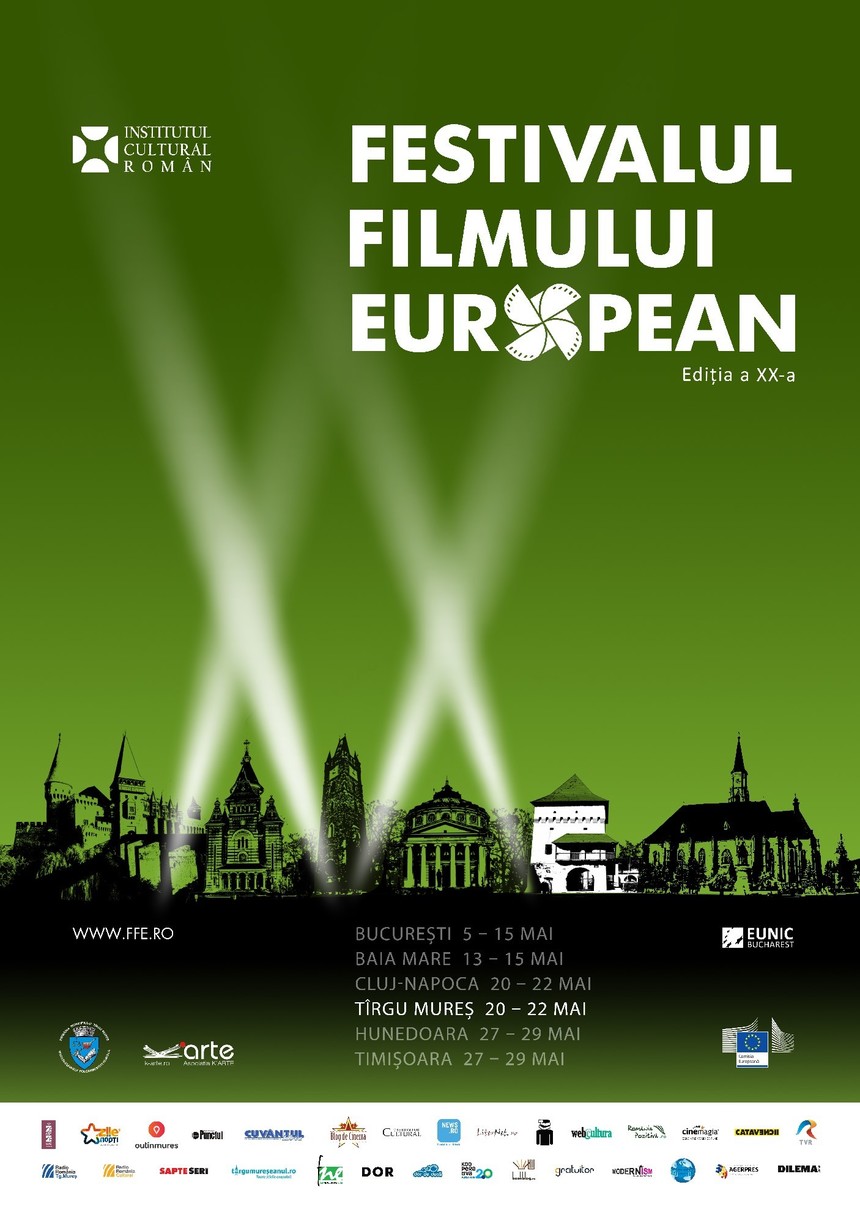 COMUNICAT DE PRESĂ: Ediţie aniversară a Festivalului Filmului European la Tîrgu Mureş