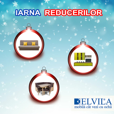 COMUNICAT DE PRESĂ: La Elvila ninge cu reduceri în luna decembrie