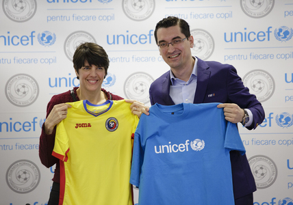 COMUNICAT DE PRESĂ: FRF şi UNICEF în România îşi unesc forţele pentru copii