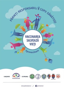 COMUNICAT DE PRESĂ: “Vaccinarea salvează vieţi”. Campanie de informare şi educare despre imunizarea prin vaccinare