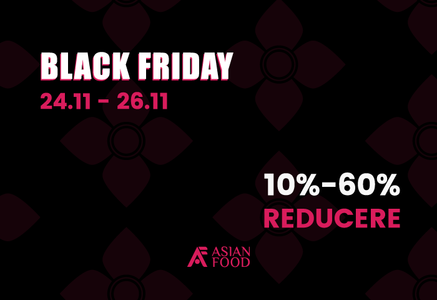 COMUNICAT DE PRESĂ: De Black Friday, AsianFood.ro oferă reduceri de până la 60% la toate categoriile de produse