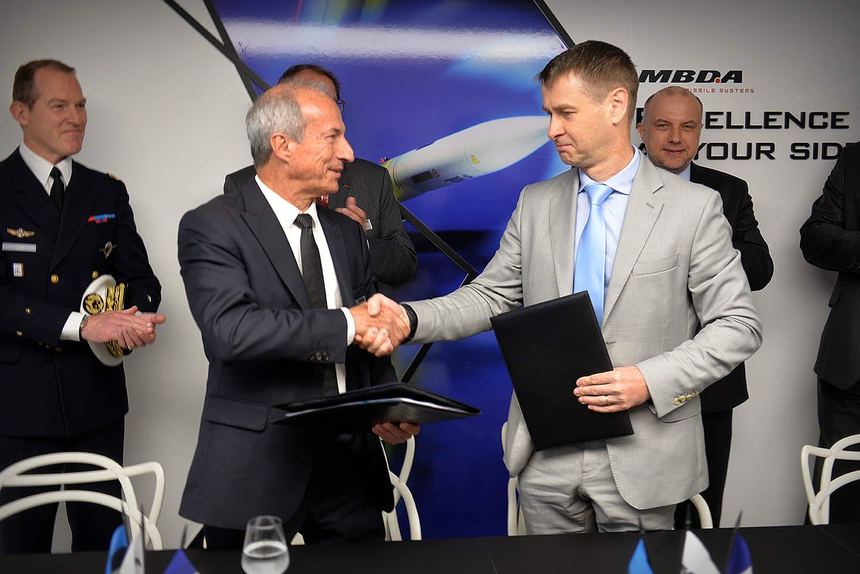 COMUNICAT DE PRESĂ: Estonia semnează cu MBDA un contract pentru achiziţia de noi sisteme Mistral SHORAD 