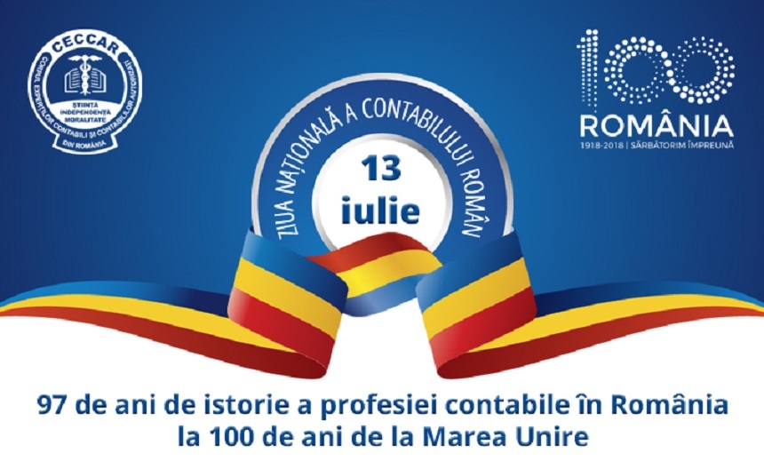 COMUNICAT DE PRESĂ: Profesia contabilă, sărbătorită la nivel naţional: 13 iulie 2018 – a XIV-a ediţie a Zilei Naţionale a Contabilului Român


