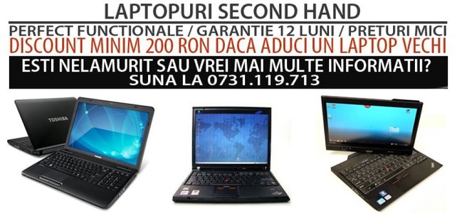 COMUNICAT DE PRESĂ: Refurbished versus second hand şi cum să îţi alegi un laptop la mâna a doua