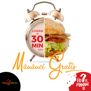 COMUNICAT DE PRESĂ: Aplicaţia de food delivery EuCeMananc promite să livreze în doar 30 de minute comenzile de la un restaurant din Brăila