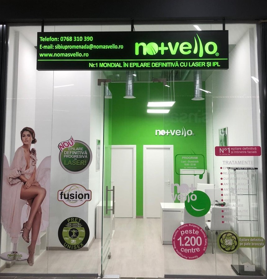 COMUNICAT DE PRESĂ: Brandul Nomasvello a inaugurat la Sibiu al 52-lea centru de înfrumuseţare