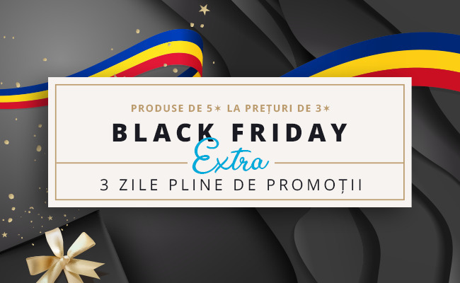 COMUNICAT DE PRESĂ: Black Friday la SensoDays - de Ziua Unirii, bucură-te de promoţiile Extra! Acum găseşti în promoţie şi cadouri perfecte pentru sărbătorile de iarnă!