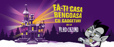 COMUNICAT DE PRESĂ: 6 săptămâni cu câte 145 de premii pe Vlad Cazino - gadgeturi, rotiri şi alte surprize