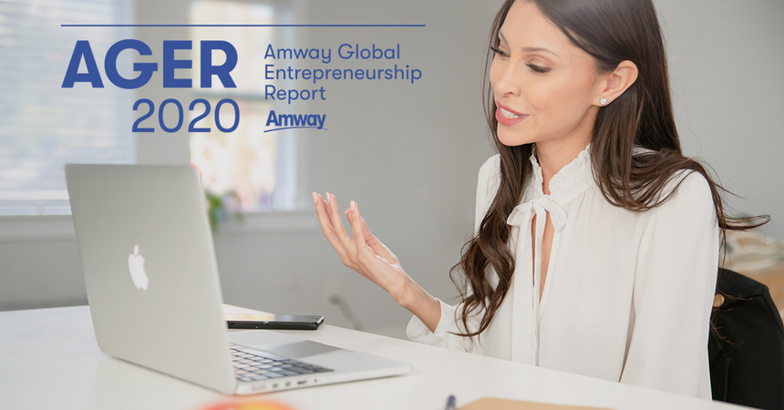 COMUNICAT DE PRESĂ: Raportul global de antreprenoriat Amway 2020 confirmă creşterea interesului către antreprenoriat. Respondenţii subliniază puterea social media în începerea şi succesul unui business